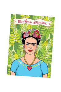 Frida Muchas Gracias Card