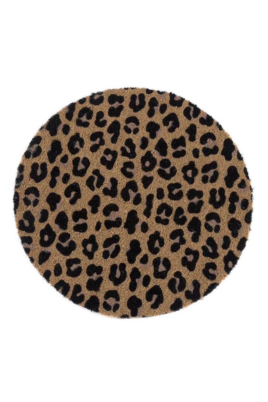 Leopard Round Doormat