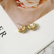 Load image into Gallery viewer, Mini Crescent Earrings
