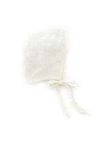 Ivory Linen Bonnet