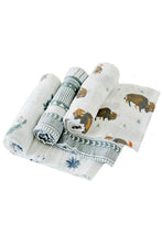 Load image into Gallery viewer, Bison Cotton Swaddle Set