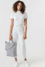 Load image into Gallery viewer, Sailor Stripe Tote Bag