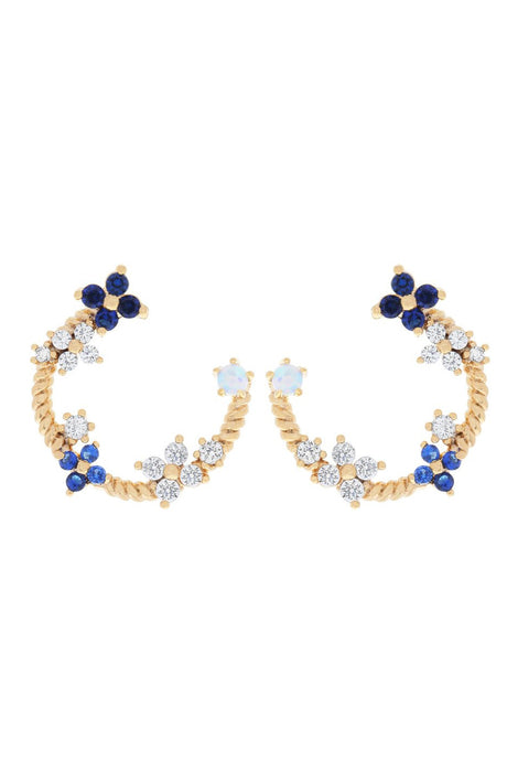 Fleurette Earrings | Gold
