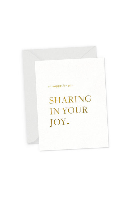 Sharing In Your Joy Card