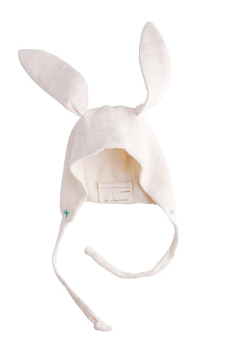 Organic Baby Bonnet | Bunny