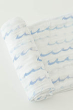 Load image into Gallery viewer, High Tide Cotton Muslin Swaddle