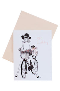 Bicycle Birthday Card