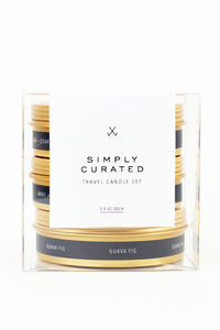 Simply Curated Travel Candle Set