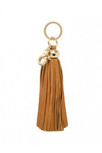 Load image into Gallery viewer, Leather Tassel Keychain
