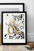 Load image into Gallery viewer, Marbled Ampersand Print