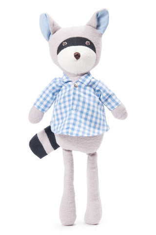 Max the Raccoon in Gingham Shirt