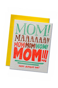 Mom Yelling Mother's Day Card