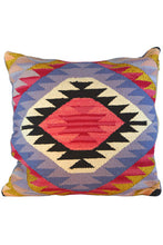 Load image into Gallery viewer, Parvara Square Shimmer Kilim Pillow