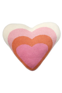 Knit Heart Pillow