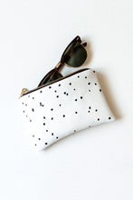 Load image into Gallery viewer, Black &amp; White Confetti Pouch