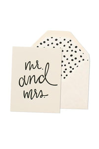 Playful Mr. & Mrs. Card