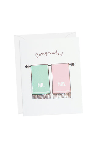 Congrats Mr. & Mrs. Card
