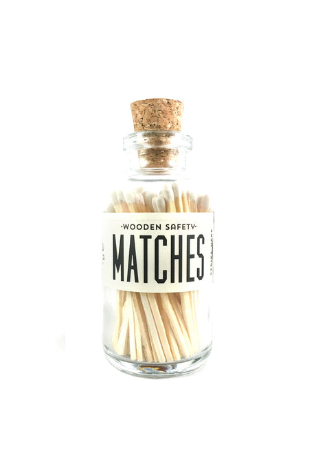 Vintage Apothecary Matches | White