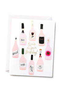 Birthday Rosés Card