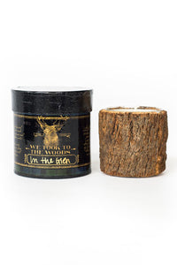 We Took to The Woods | Bark Candle