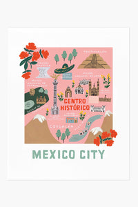 Mexico City Art Print