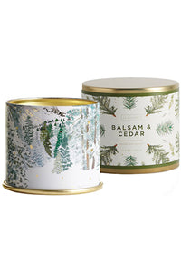 Balsam & Cedar Tin Candle