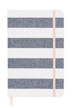 Load image into Gallery viewer, Chambray Stripe Journal