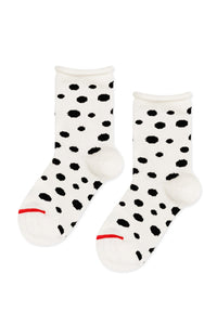 Mini Dalmatian Crew Socks