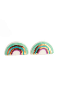 Rainbow Stud Earrings