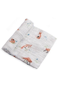 Foxes Cotton Muslin Swaddle