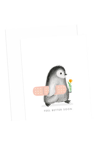 Get Well Penguin Card