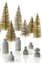 Load image into Gallery viewer, Gold Glitter Brush Tree