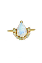Load image into Gallery viewer, Opal &amp; Moonstone Ballerina Ring