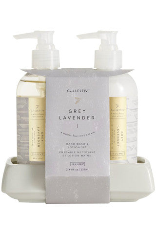 Grey Lavender Hand Wash & Lotion Set