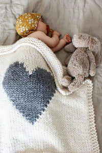 Handmade Heart Blanket