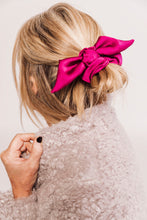Load image into Gallery viewer, Silk Knot Bow Scrunchie