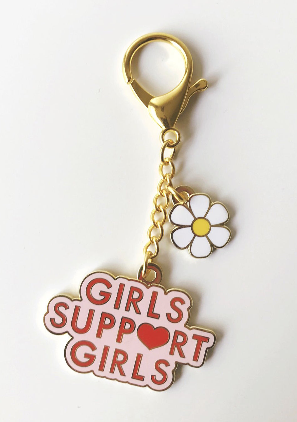 Girls Supporting Girls Keychain