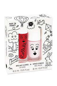 Nailmatic Kids Lip Gloss + Nail Polish Duo