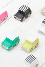 Load image into Gallery viewer, Bright Wooden Toy Cars