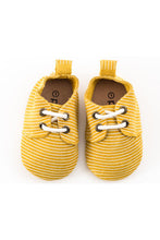 Load image into Gallery viewer, Mustard Stripe Oxfords - Baby