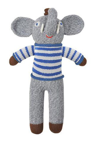 Rivier the Elephant Knit Doll