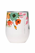 Load image into Gallery viewer, Lively Floral Stainless 12 oz. Wine Cup