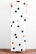 Load image into Gallery viewer, Dotted Black &amp; Bronze Table Runner