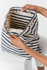 Sailor Stripe Drawstring Backpack