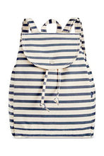 Load image into Gallery viewer, Sailor Stripe Drawstring Backpack