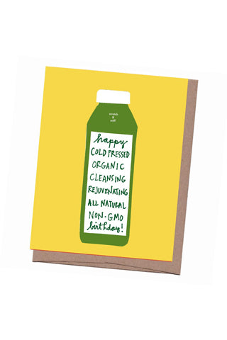 Scratch & Sniff Cold Pressed Birthday Card