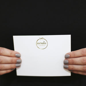 Curate Gold Foil Stationery