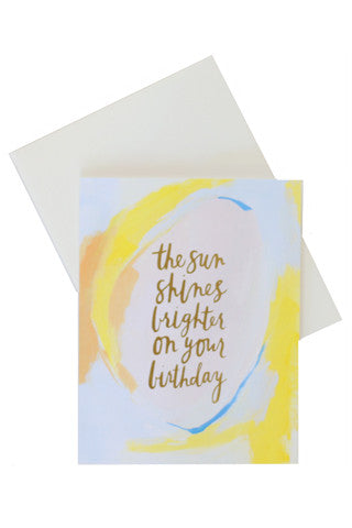 Sun Shines Brighter Card
