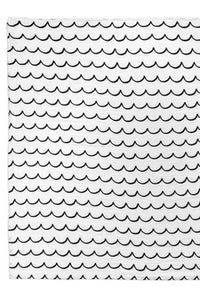 Organic Muslin Swaddle Blanket - Waves