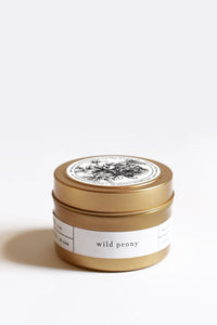Gold Travel Tin Candle